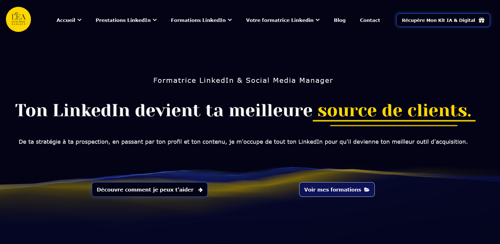 Site web Lea Moisson